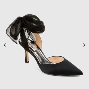 Badgley Mischka Elegant Satin Heels